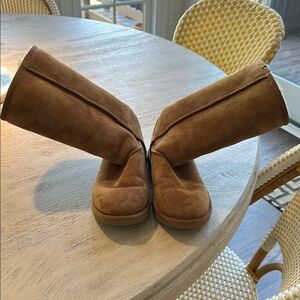 Girls Brown Suede UGG Boots